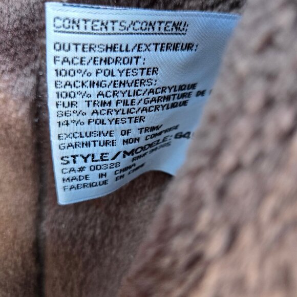 Vintage Penny Lane Coat 90s Y2K Size M Beige Faux Fur Faux Suede Boho - Picture 11 of 11